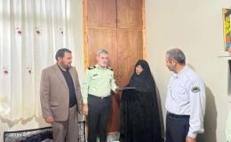 دیدار با خانواده شهید مبارزه با موادمخدر استان مازندران