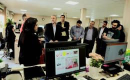 گزارش تصویری/ بازدید نماینده رئیس جمهور و دبیرکل ستاد مبارزه با مواد مخدر از موسسه مطبوعاتی ایران&nbsp;