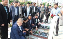 آئین غبار روبی مزار شهدای مبارزه با موادمخدر در مازندران