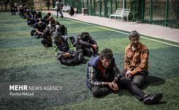 جمع آوری ۴۰ معتاد متجاهر در بندر ترکمن