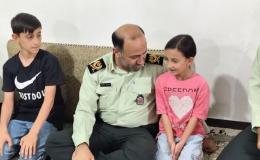 فرمانده انتظامی لرستان با خانواده شهید &laquo;جمشیدی پور&raquo; دیدار کرد