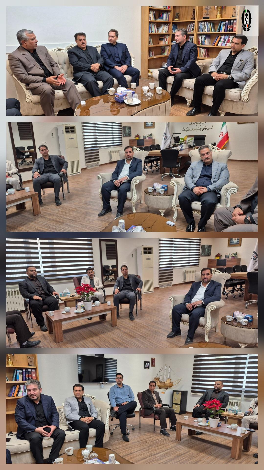 دیدار اعضاء شورای شهر با دبیر شورای هماهنگی مبارزه با مواد مخدر استان کرمانشاه