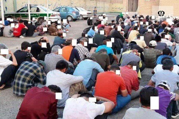 جمع آوری 300 معتاد متجاهر در اصفهان