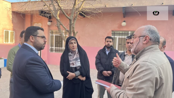 بازدید مسئولان قضائی و انتظامی از کمپ ماده ۱۶ کمیل