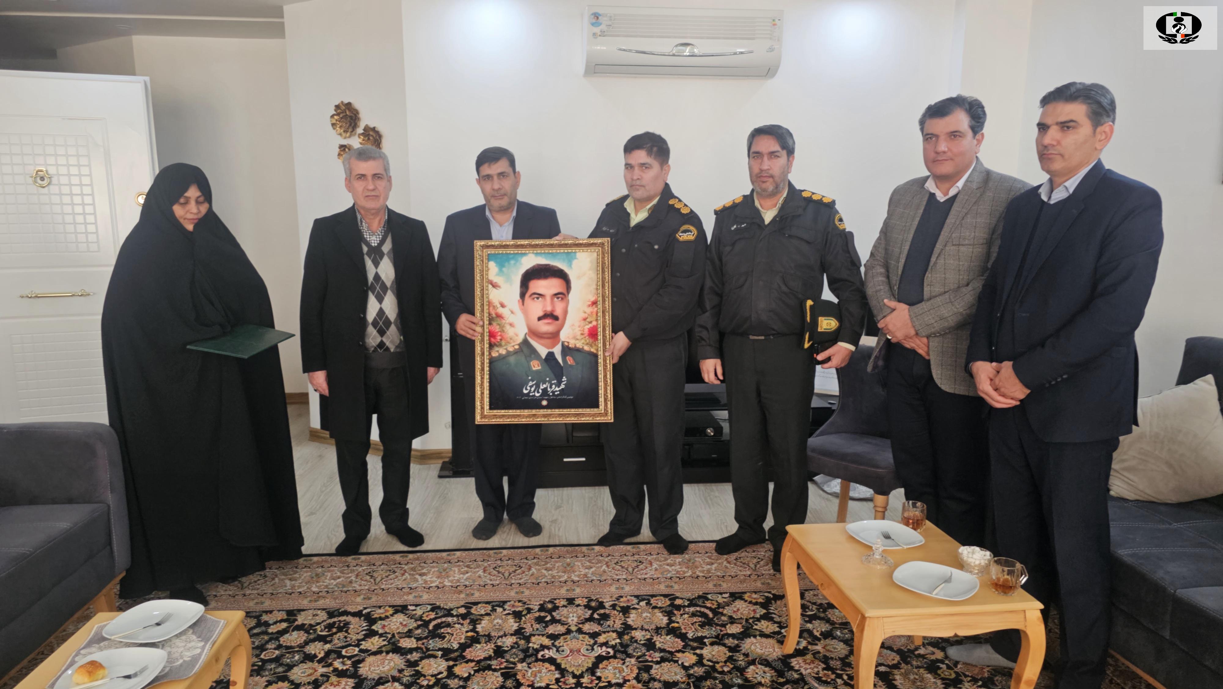 دیدار و تجلیل از خانواده معزز شهید قربان&zwnj;علی یوسفی