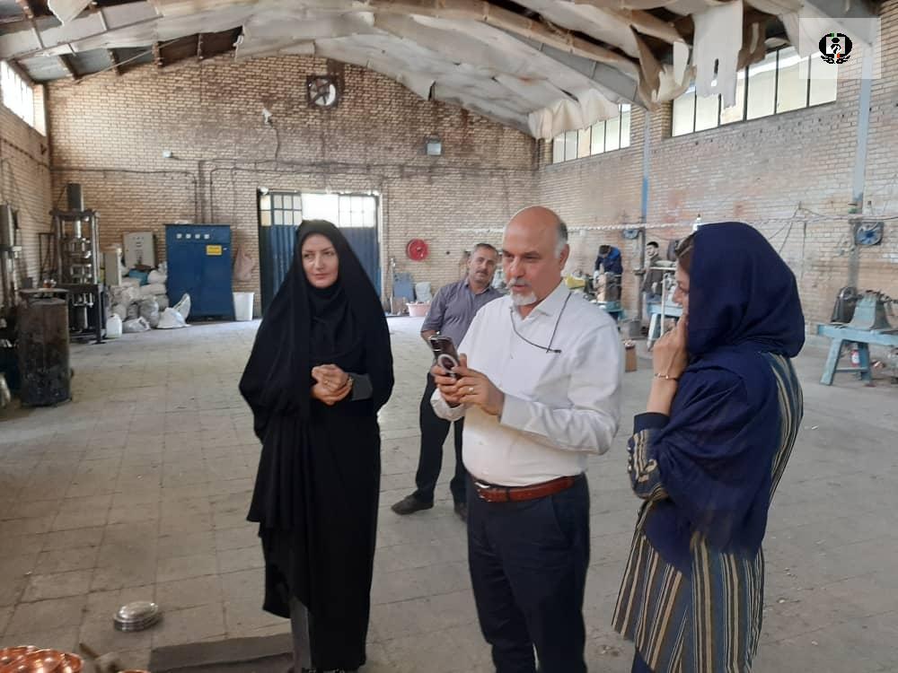 رئیس مجمع خیرین یاریگران زندگی کشور از مراکز اشتغال بهبودیافتگان استان زنجان بازدید کرد