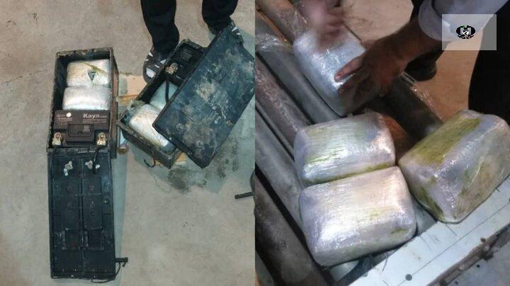 کشف مواد مخدر جاسازی شده در کاور باطری یک کامیون در گمرک آستارا