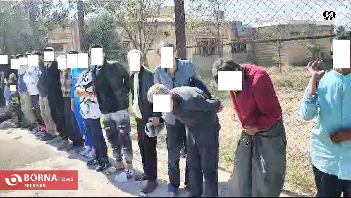 جمع آوری ۱۰۴ معتاد متجاهر در اجرای طرح آرامش در ملارد