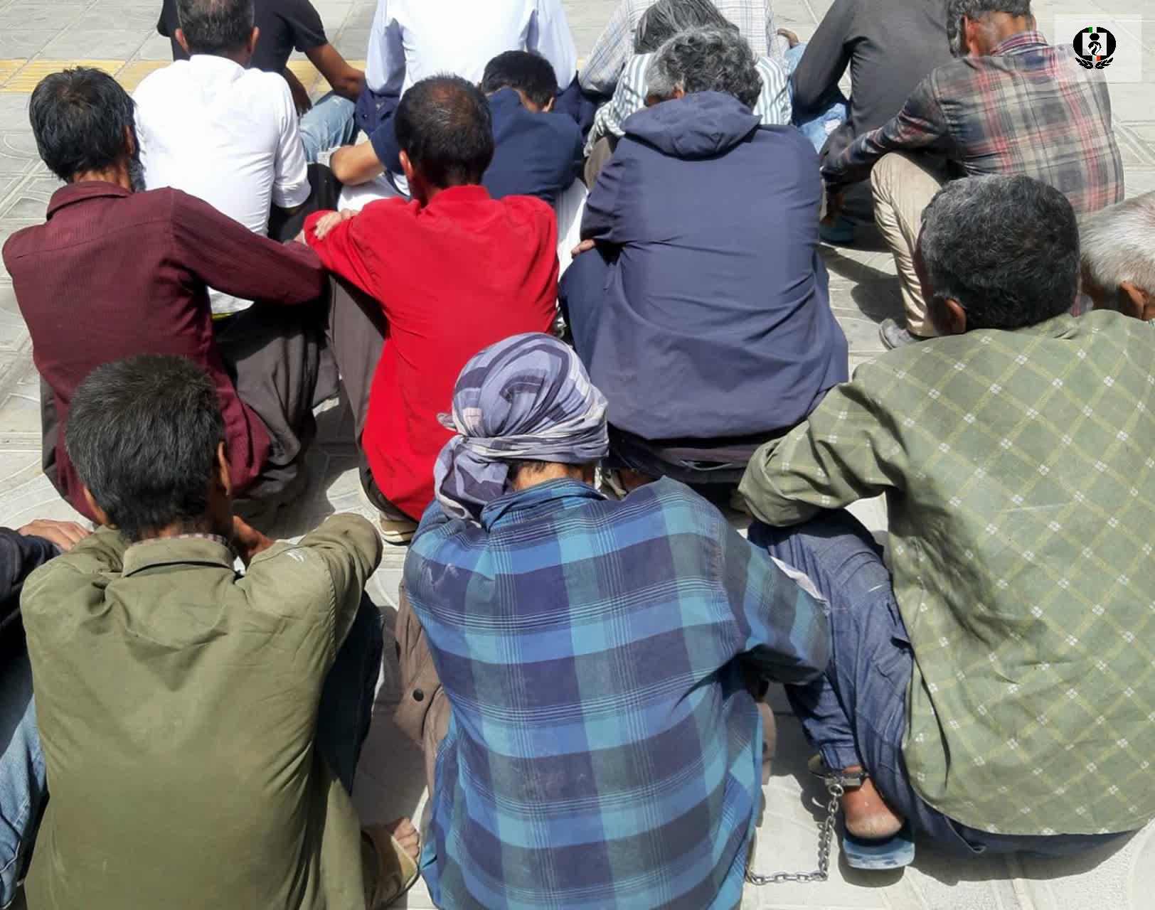 جمع آوری معتادان متجاهر در صالح آباد