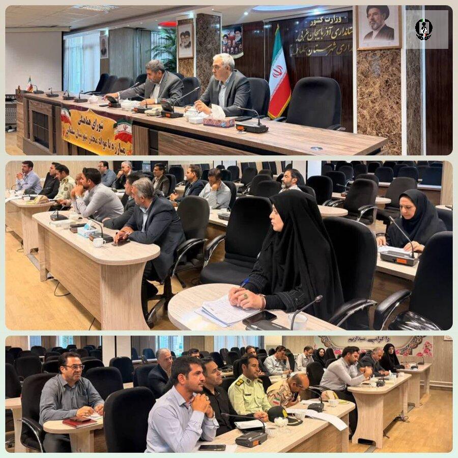 برگزاری چهارمین جلسه شورای هماهنگی مبارزه با مواد مخدر شهرستان سلماس
